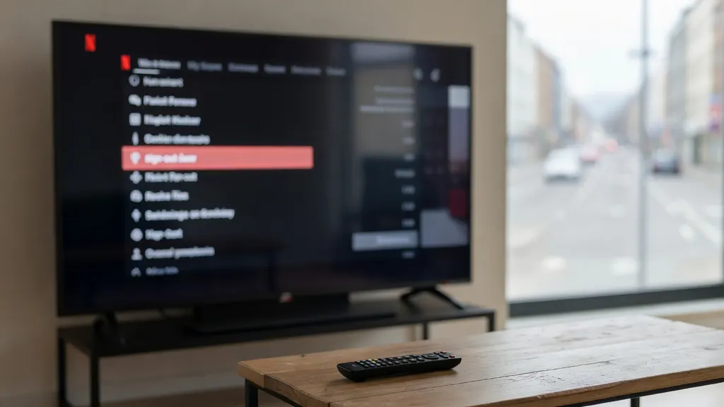 Jak wylogować się z Netflixa na telewizorze?